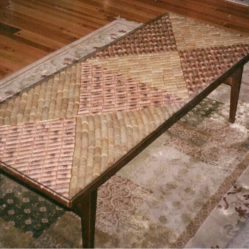 Woven Pattern Coffee Table